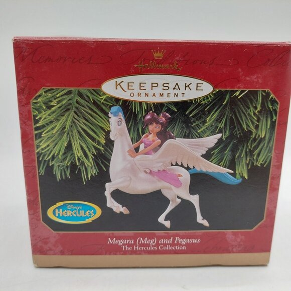Hallmark Keepsake Disney Megara & Pegasus The Hercules Collection Ornament 1997 - Picture 1 of 10